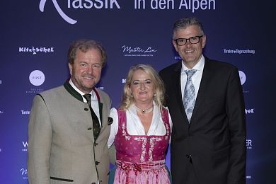 Hoteldirektor Johannes Mitterer,  Bürgermeister Klaus Winkler mit Ehefrau Irmi