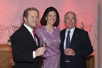 Johannes Mitterer, Ursula Schelle-Müller und Karl Schranz